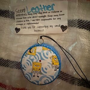 SpongeBob Freshie with Leather Scent 🖤💙